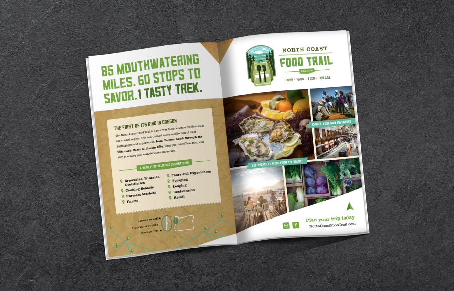 North Coast Food Trail - brand ad