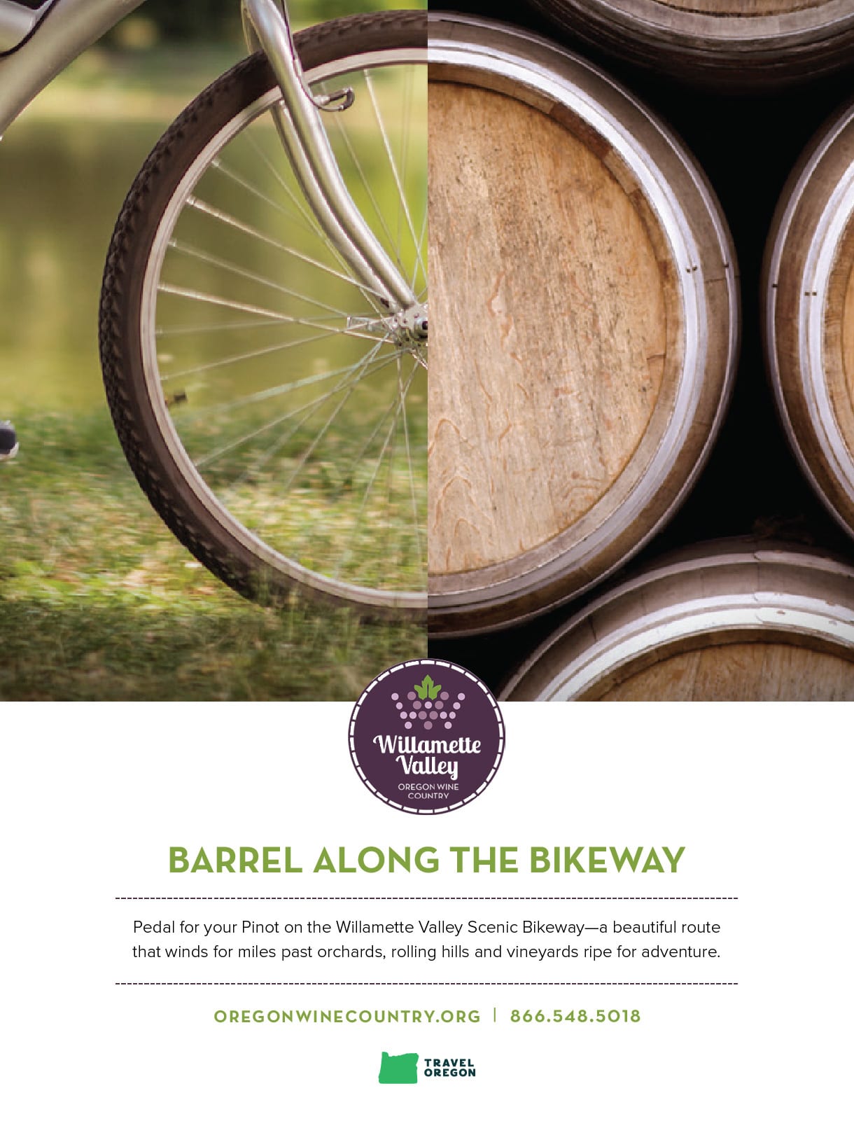 Oregon Wine Country - “Wine Plus” social campaign - print ad1
