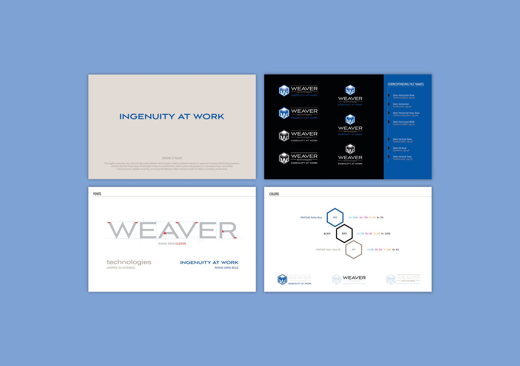 Weaver brand standards guide