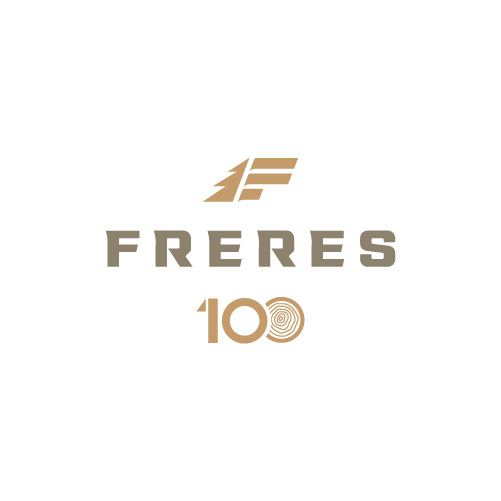 Freres centennial logo stacked