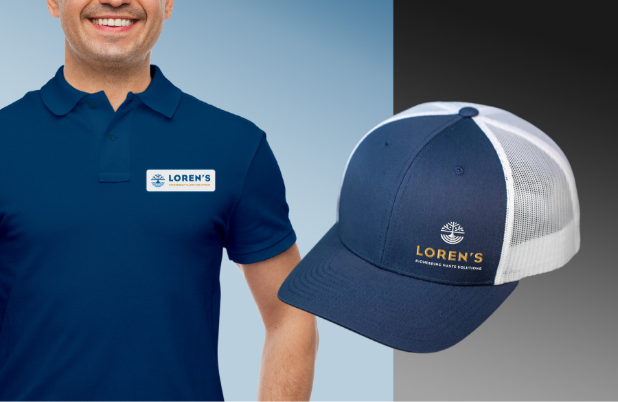 Loren's brand design merch
