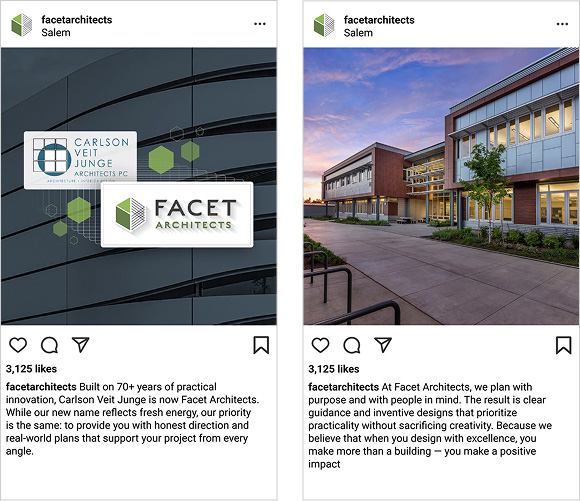 Facet Architects social posts