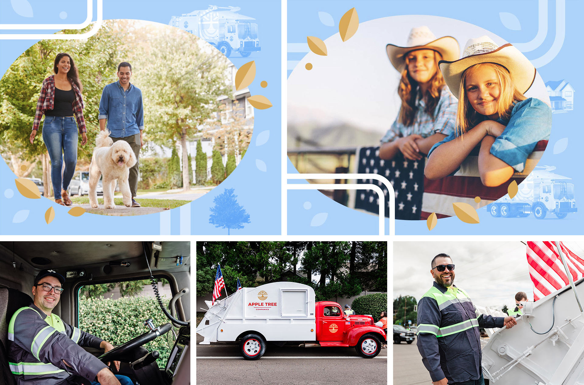 Apple Tree Companies montage art photos