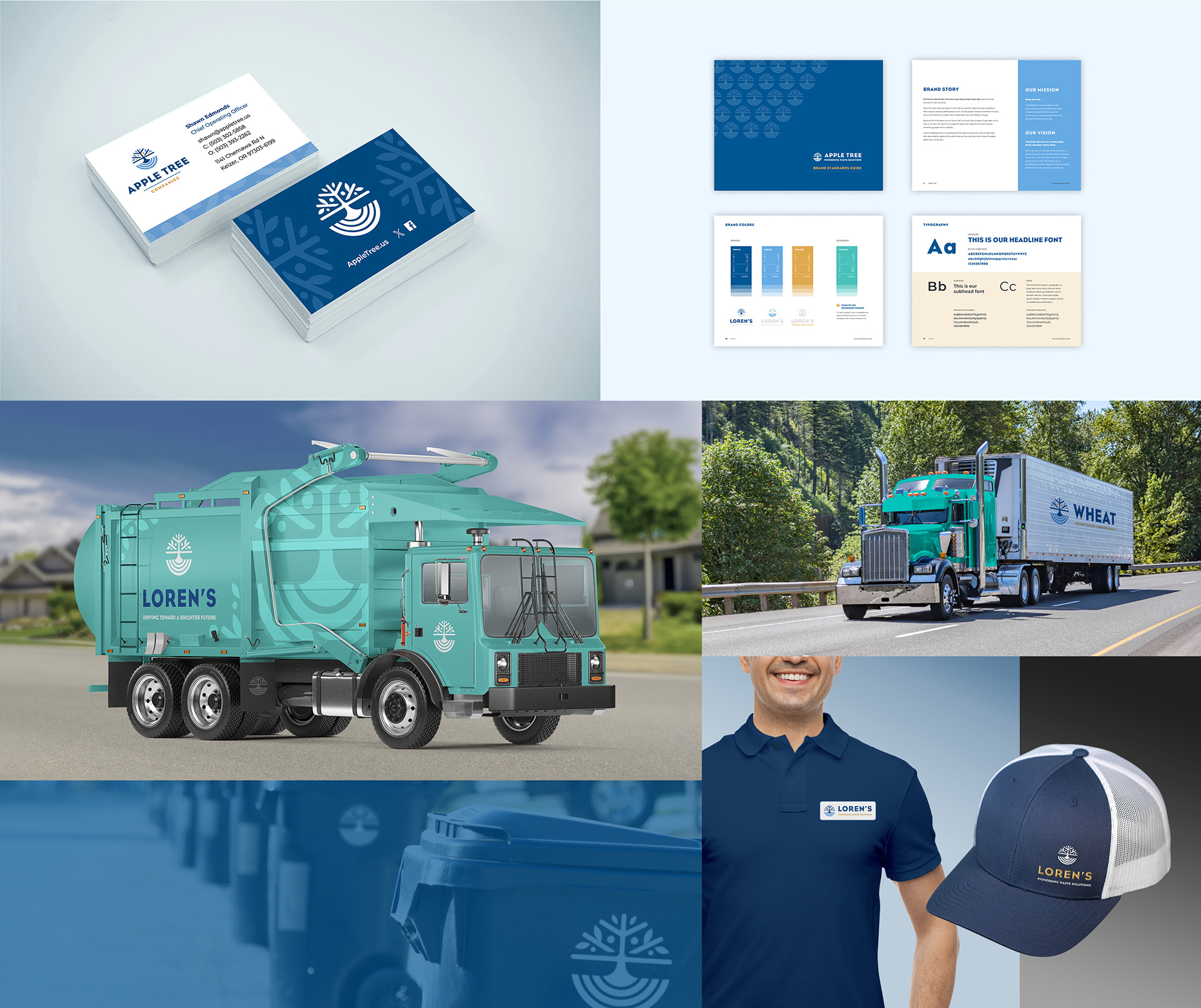 Apple Tree Companies montage branding